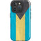 Bahamas Flag Distressed iPhone 16 Pro Magsafe Impact Case